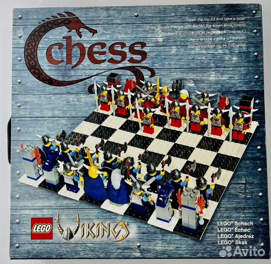 Lego vikings chess set