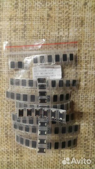 Танталовые конденсаторы 330мкф х 2,5в