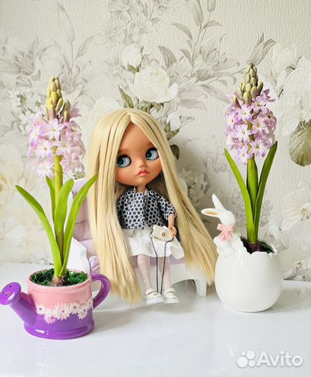 Интерьерная композиция с гиацинтом