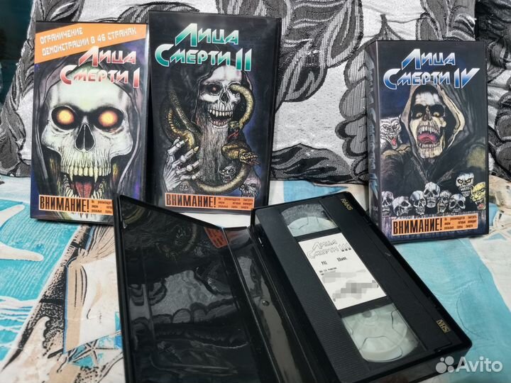 Видеокассеты Лица смерти 1-4. С переводом