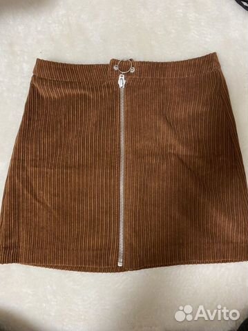 Вельветовая юбка mini
