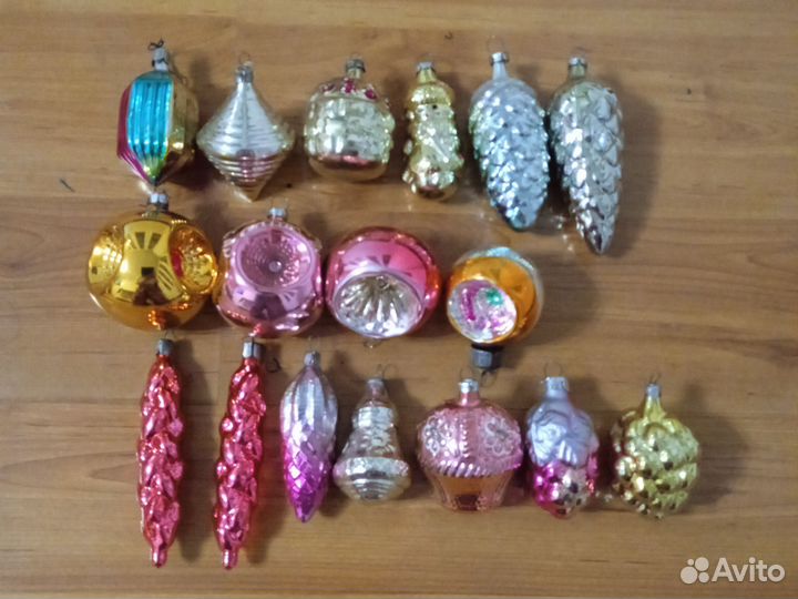 Елочные игрушки СССР одним лотом