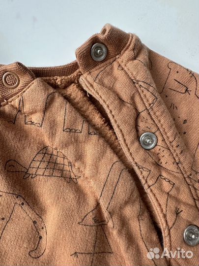 Кофточка на флисе Крокид 74 размера