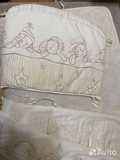 Бортики в детскую кроватку