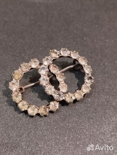 Брошь серебро 875 винтаж