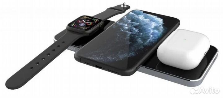 Беспроводное зарядное устройство 3 в 1