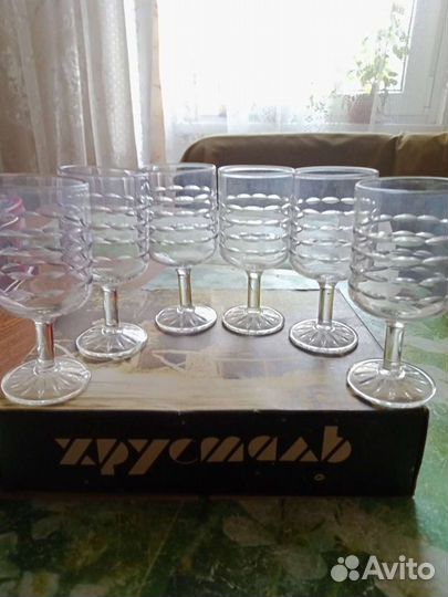 Хрустальные рюмки СССР