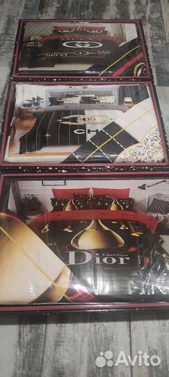 Новое брендовое постельное бельё евро