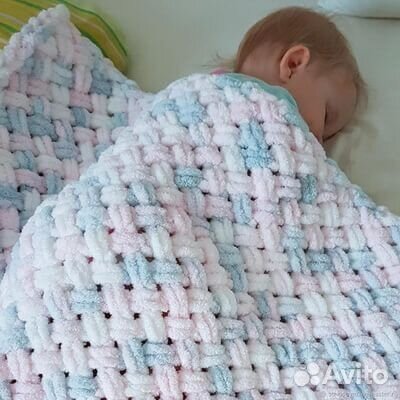 Плед ручной работы