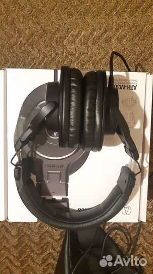 Полноразмерные наушники audio technica ath m30x