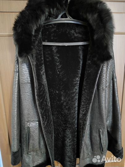 Дублёнка двухсторонняя натуральная кожа Турция