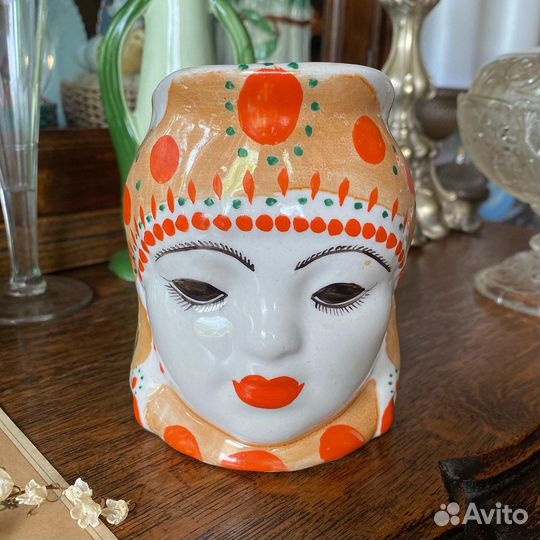 Старинная кружка молоко СССР лфз