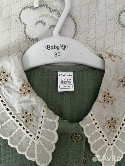 Муслиновое платье для девочки