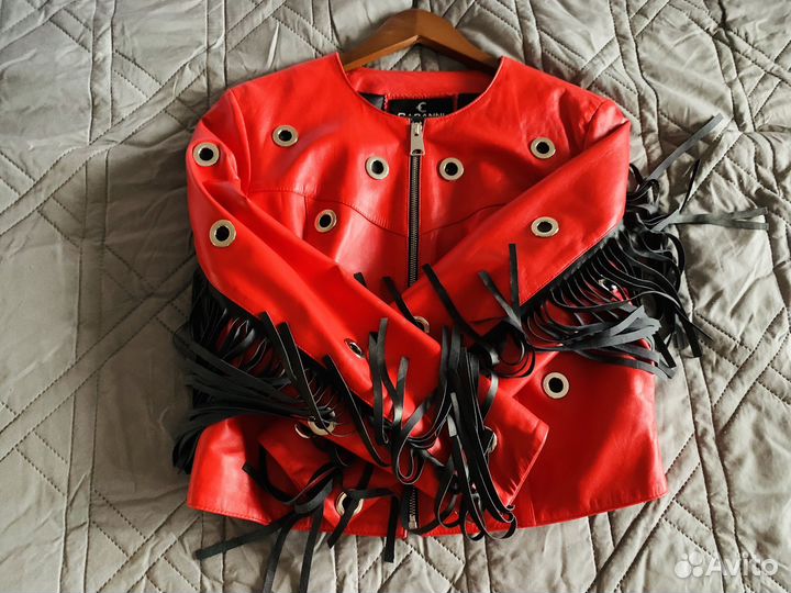 Куртка кожаная женская