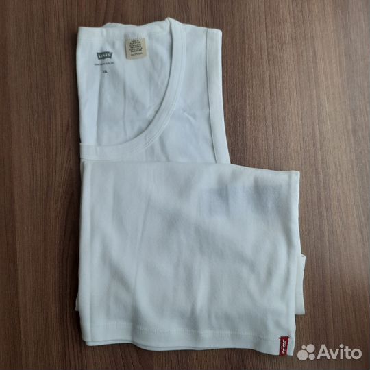 Майки мужские Levis, размер XXL (52-54), 2 шт