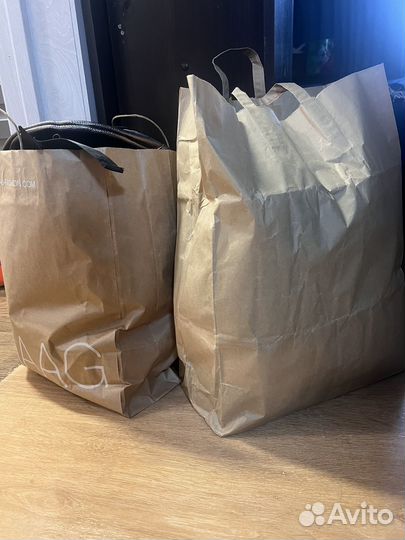 Пакеты одежды