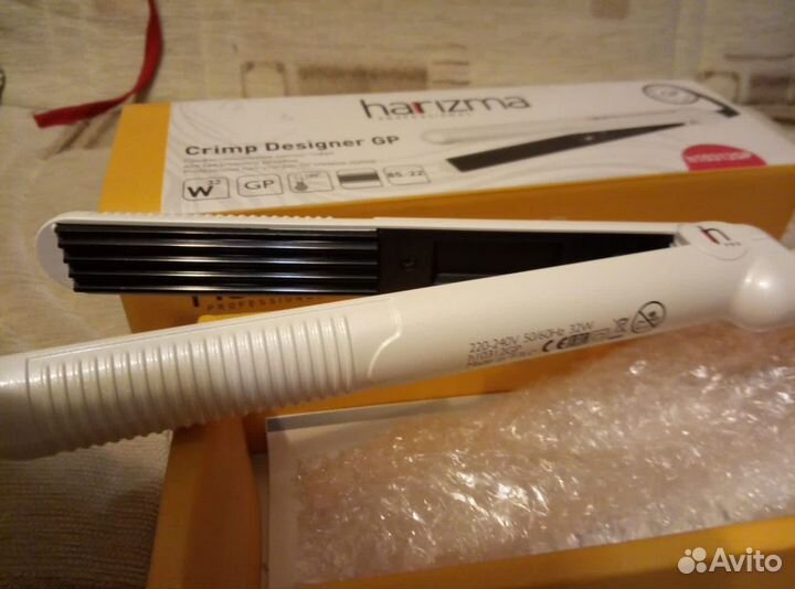 Профессиональные щипцы-гофре harizma