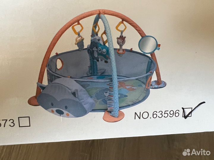 Развивающейся игровой коврик енотик koni kids