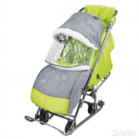 Детские санки коляска ника