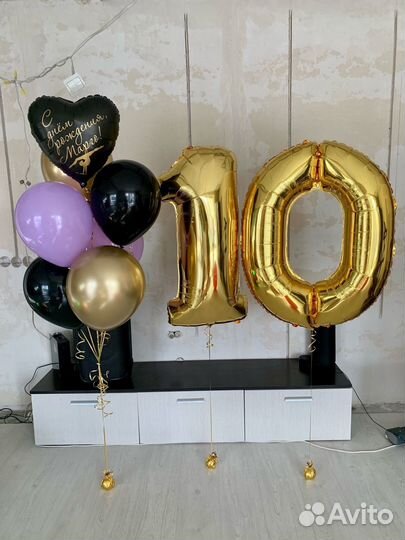 Фольгированные шары цифры