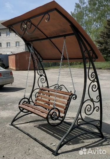 Качели кованые