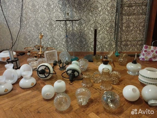 Плафоны д/люстры,бра,ламп ссср,старинные