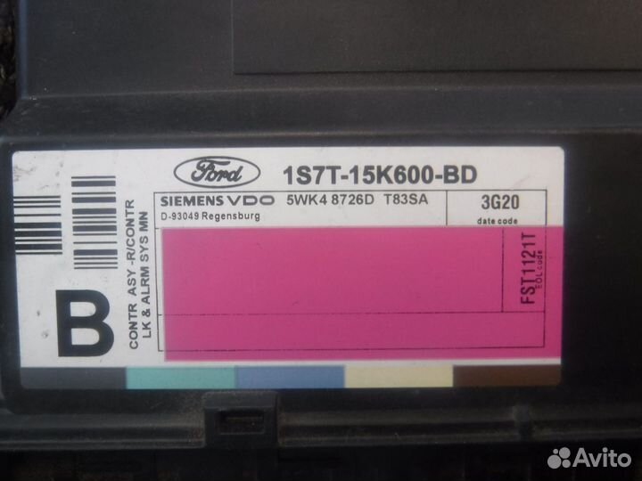 Блок комфорта ford Focus 1 2002