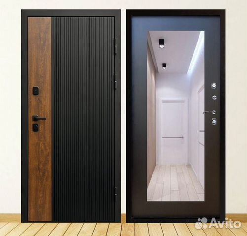 Дверь с зеркалом Дабл Стайл