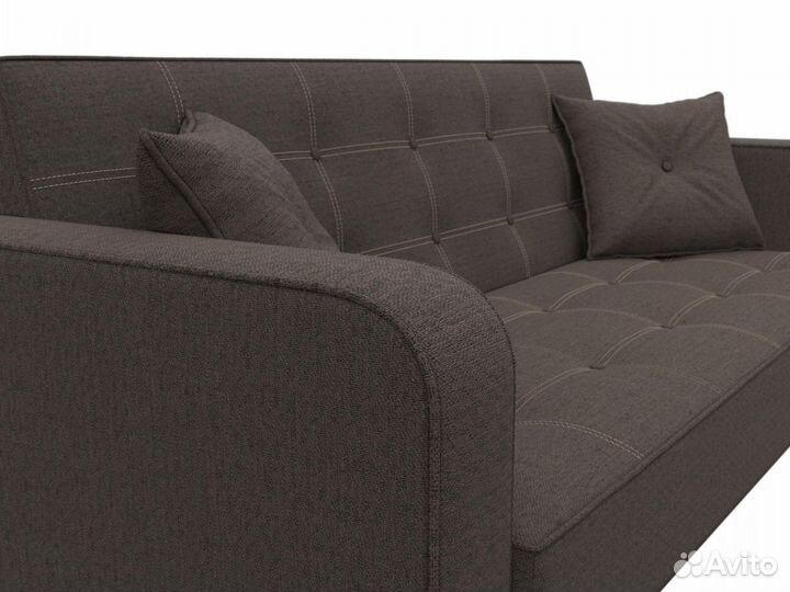 Диван-книжка Тур, рогожка, амур коричневый. Москва