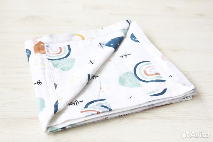 Муслиновые пледы и пеленки