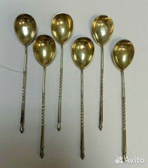 Антиквариат. Серебряные ложки 1899-1908г