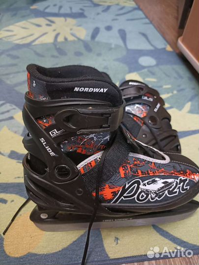 Коньки раздвижные детские 31р.-35р