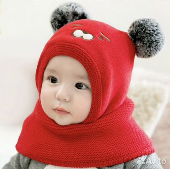 Детская шапка и снуд