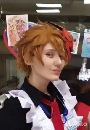 Парик на Тарталию из Genshin Impact