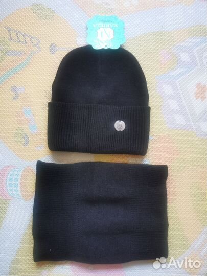 Шапка и снуд Mariela демисезон, детские р. 54-56