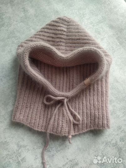 Капор капюшон из пуха норки