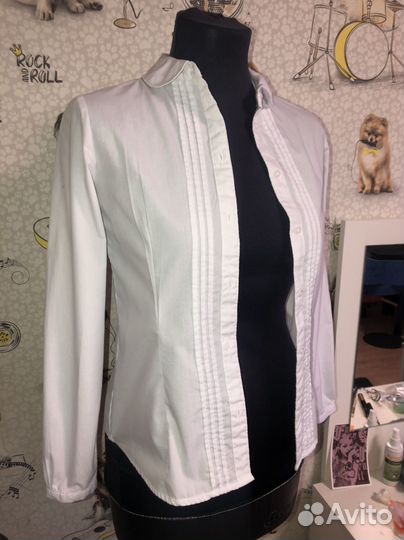 Блузка- рубашка школьная 152