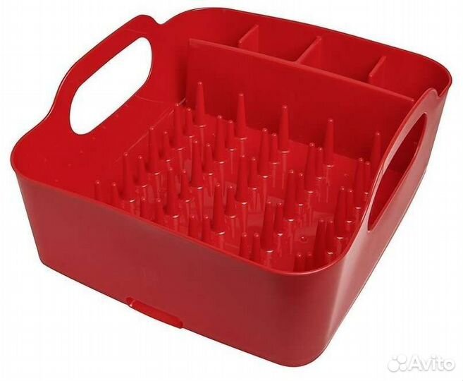 Сушилка для посуды Umbra Tub, красная