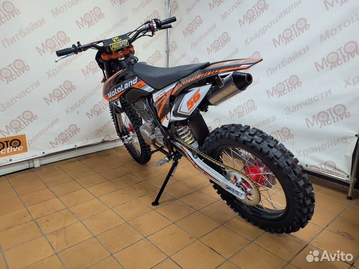 Мотоцикл Кросс Motoland CRF 250 (172FMM) оранжевый