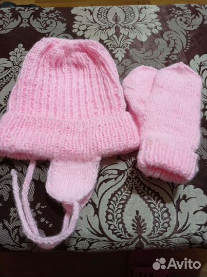 Комплект шапка, шарф