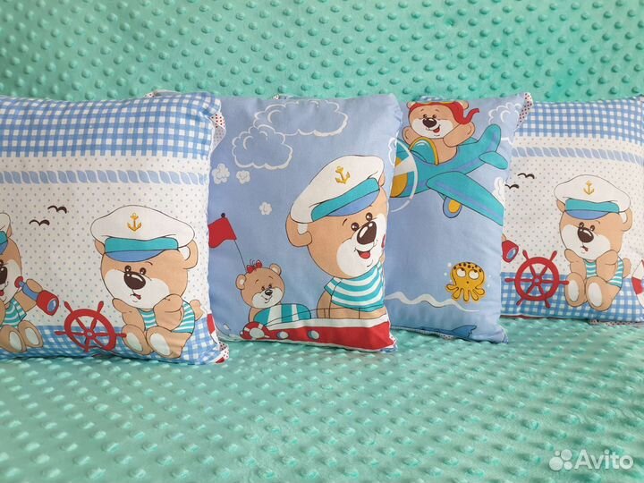 Бортики в детскую кроватку.Новые на заказ