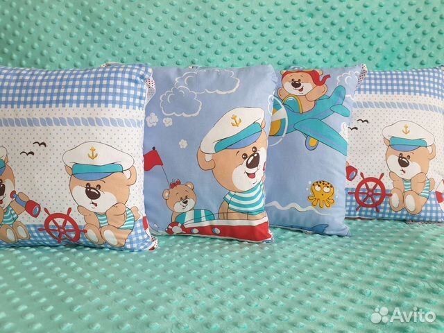 Бортики в детскую кроватку.Новые на заказ