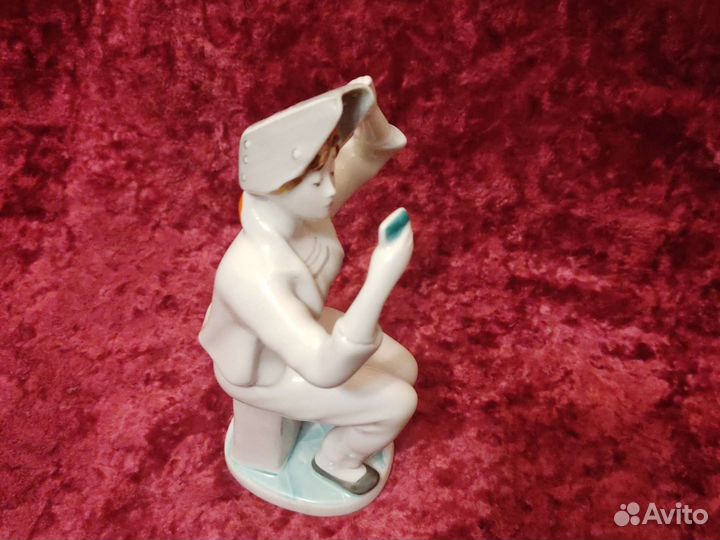 Статуэтка Сварщица Лфз СССР