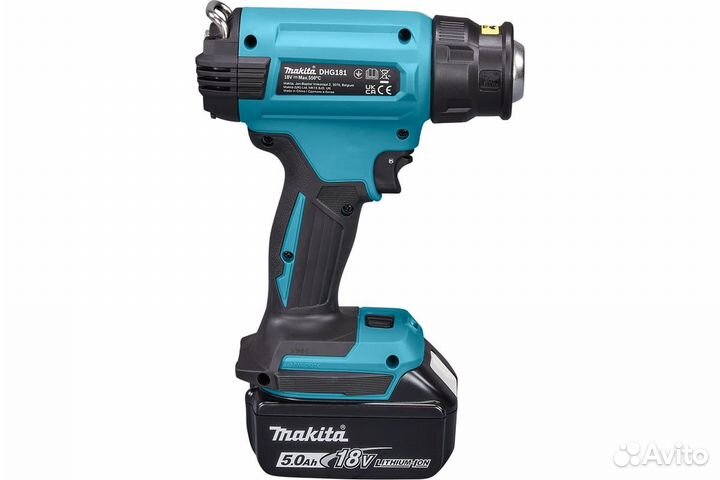 Тепловой пистолет-фен Makita LXT 18В DHG181RT1J ак