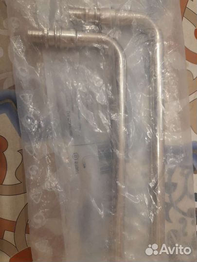 Трубка хромированная для подключения радиаторов