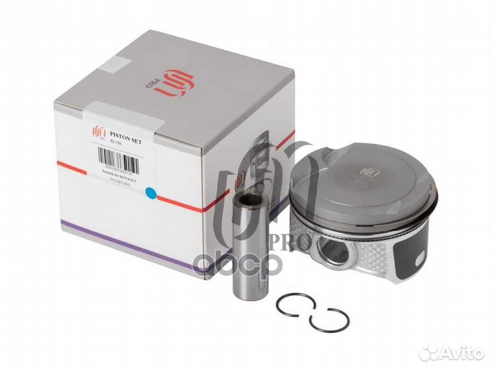 Поршнекомплект с кольцами Renault 2.0 F4R400 (2