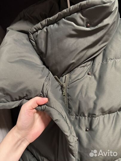 Пуховик женский длинный 42р-р