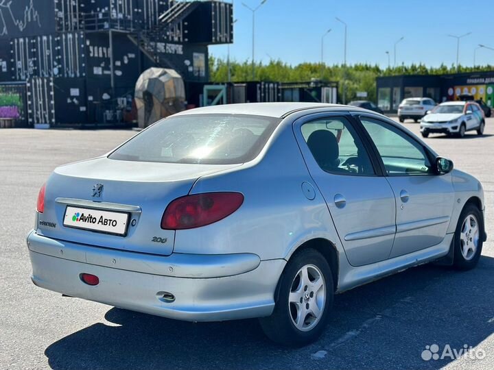 Peugeot 206 1.4 МТ, 2007, 190 000 км