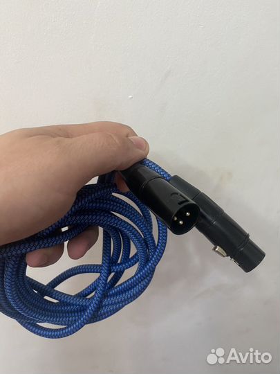 XLR кабель в оплетке 3 метра