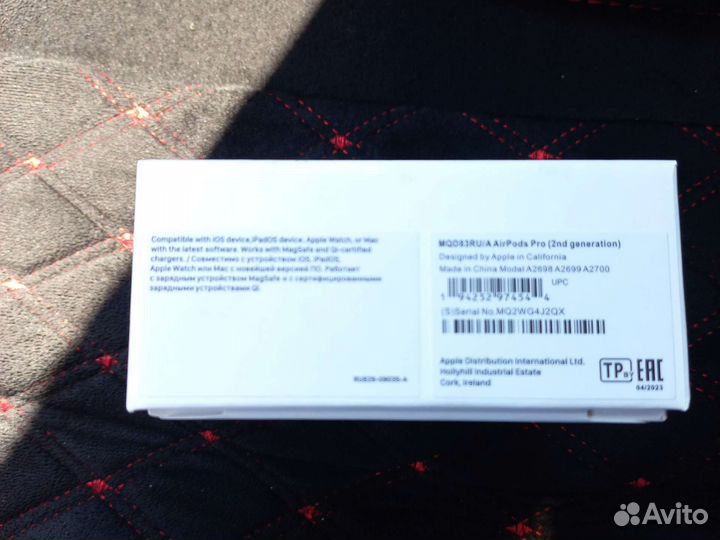 Беспроводные наушники apple airpods pro 2